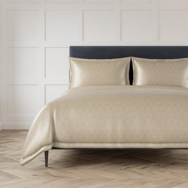 Ann Gish Bronze Queen Imprint Duvet Set