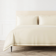 Ann Gish Ecru Queen Labyrinth Duvet Set - Ecru