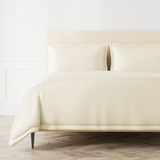 Ann Gish Ecru Queen Labyrinth Duvet Set - Ecru