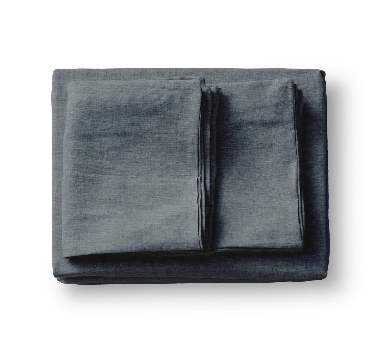 Ann Gish Charcoal King Linen Duvet Set