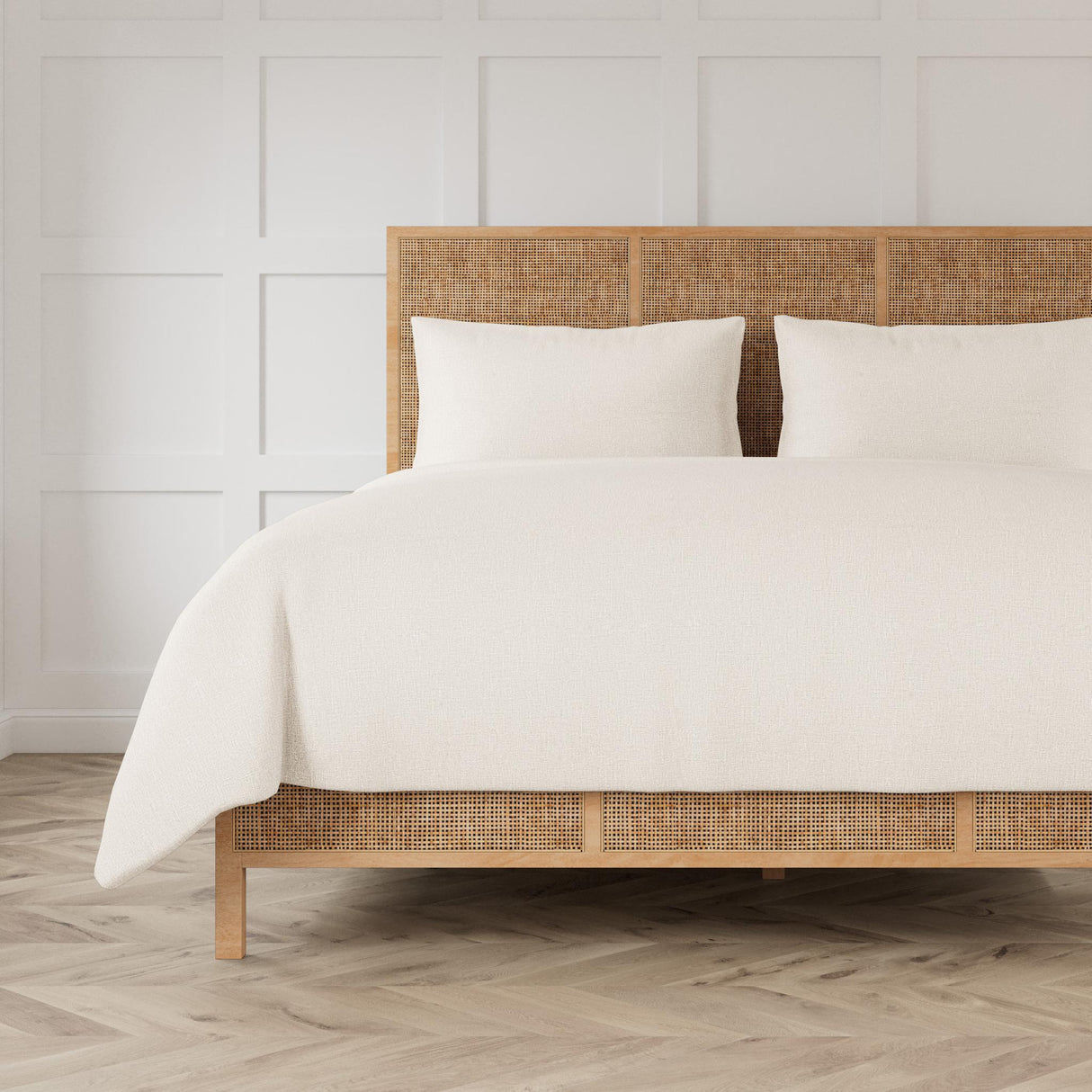 Ann Gish Natural Queen Linen Duvet Set