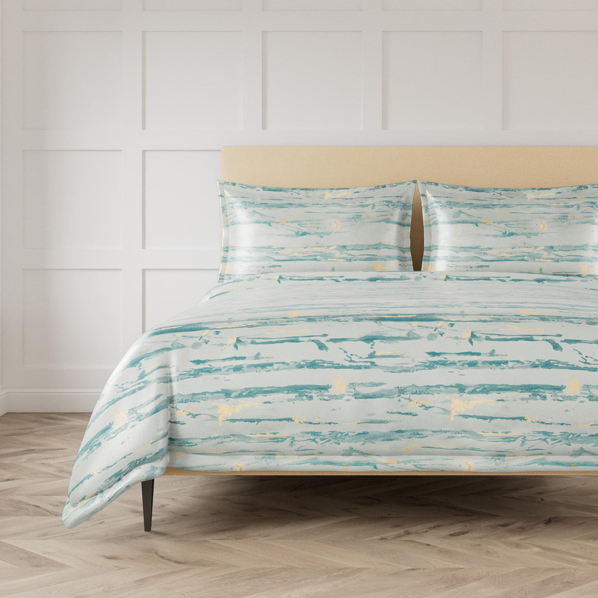 Ann Gish Blue Queen Serenity Duvet Set