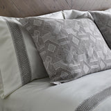 Ann Gish Bone/Ash King Sashiko Duvet Set