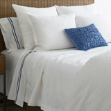 Ann Gish Bone/Bone Queen Sashiko Duvet Set