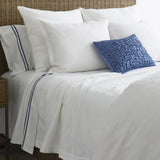 Ann Gish Bone/Bone Queen Sashiko Duvet Set