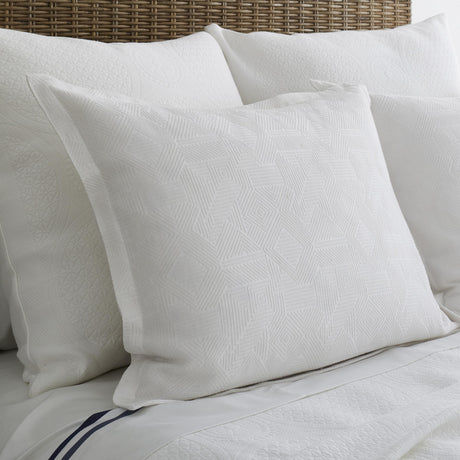 Ann Gish Bone/Bone Queen Sashiko Duvet Set