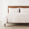 Ann Gish Bone/Sand Queen Sashiko Duvet Set