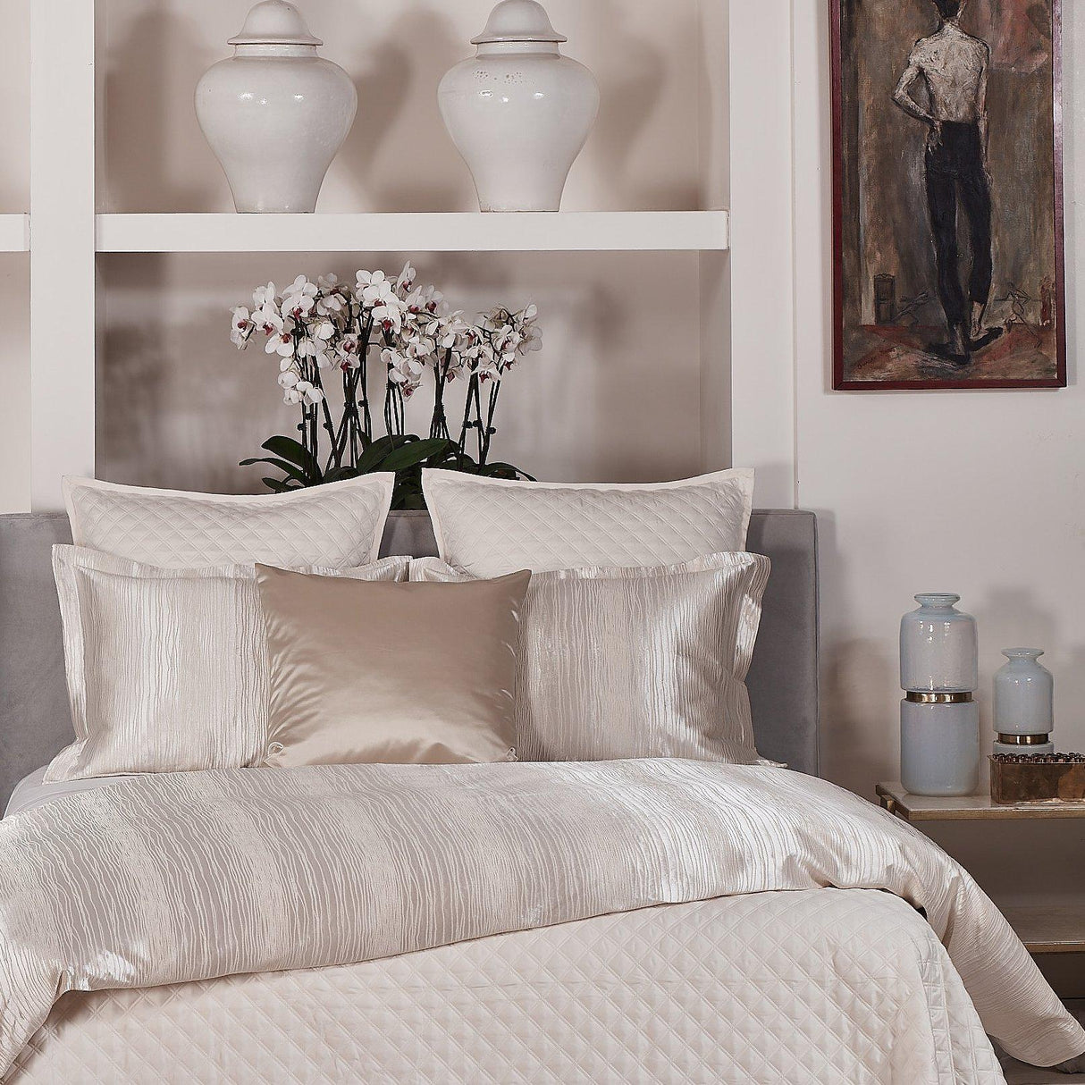 Ann Gish Pearl Queen Shoreline Duvet Set