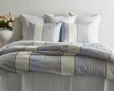 Ann Gish Blue/Grey/White Queen Schooner Duvet Set