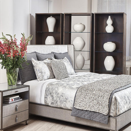 Ann Gish Silver King Terrazzo Duvet Set