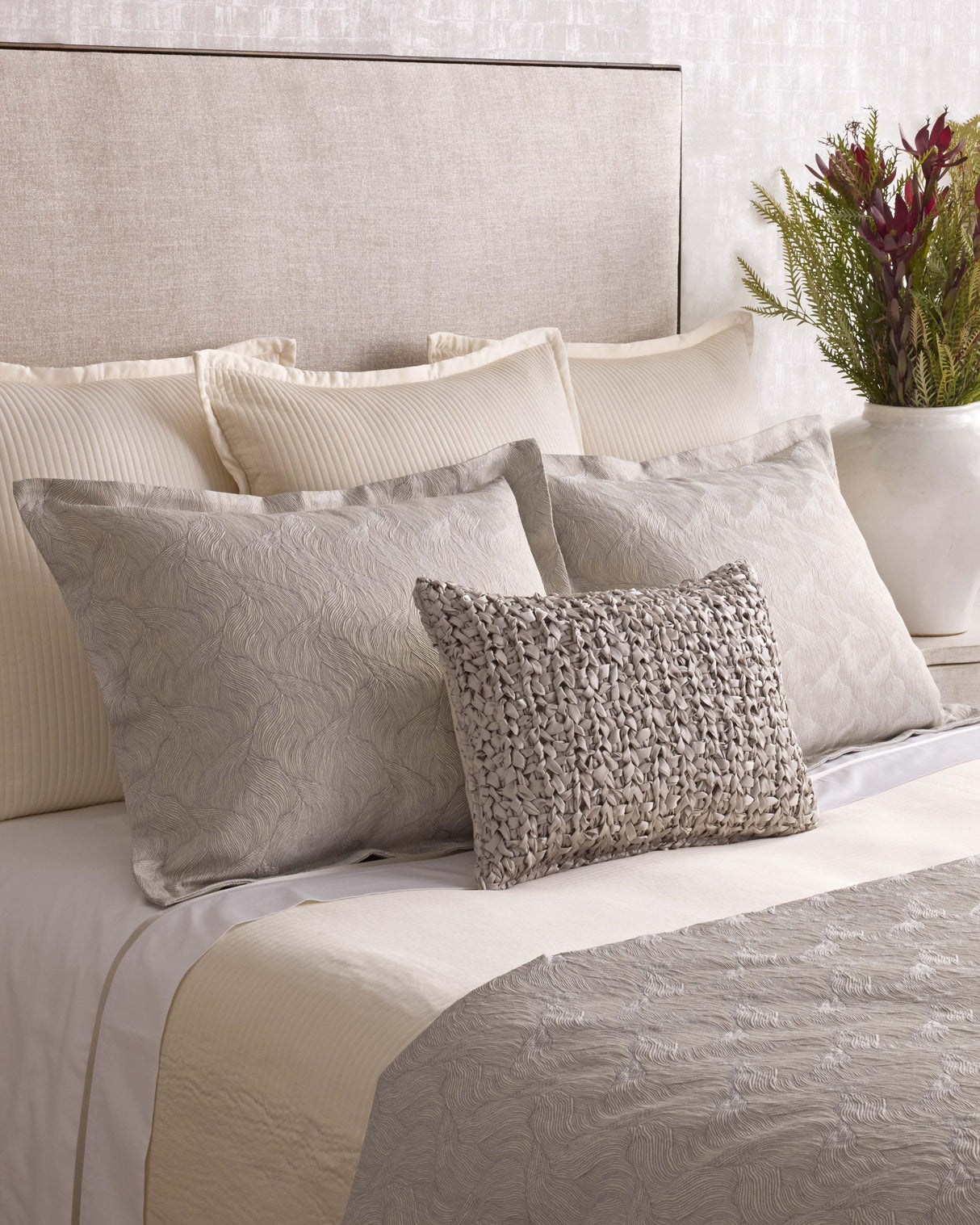 Ann Gish Silver King Tidal Duvet Set