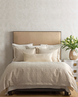 Ann Gish Gold Queen Tidal Duvet Set