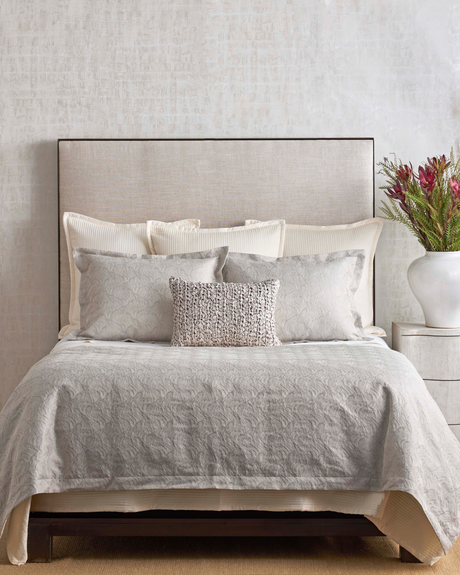 Ann Gish Silver Queen Tidal Duvet Set