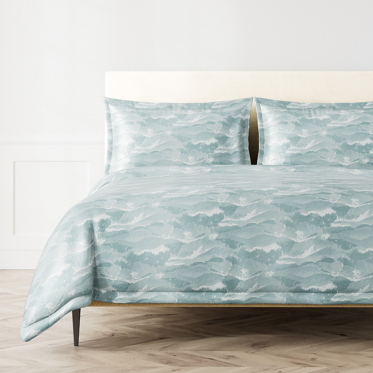 Ann Gish Blue King Tempest Duvet Set