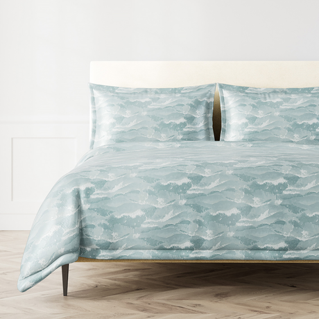Ann Gish Blue King Tempest Duvet Set