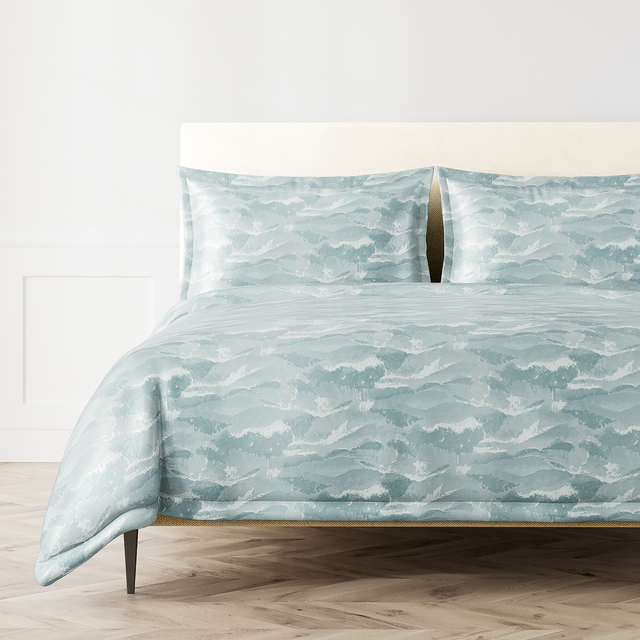 Ann Gish Blue Queen Tempest Duvet Set