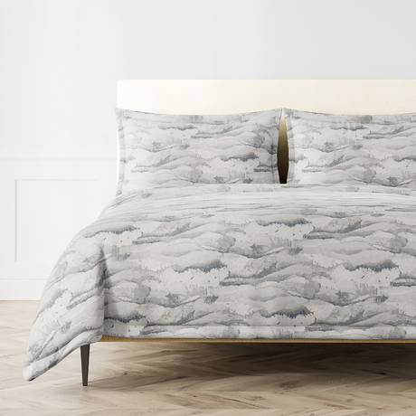 Ann Gish Grey Queen Tempest Duvet Set