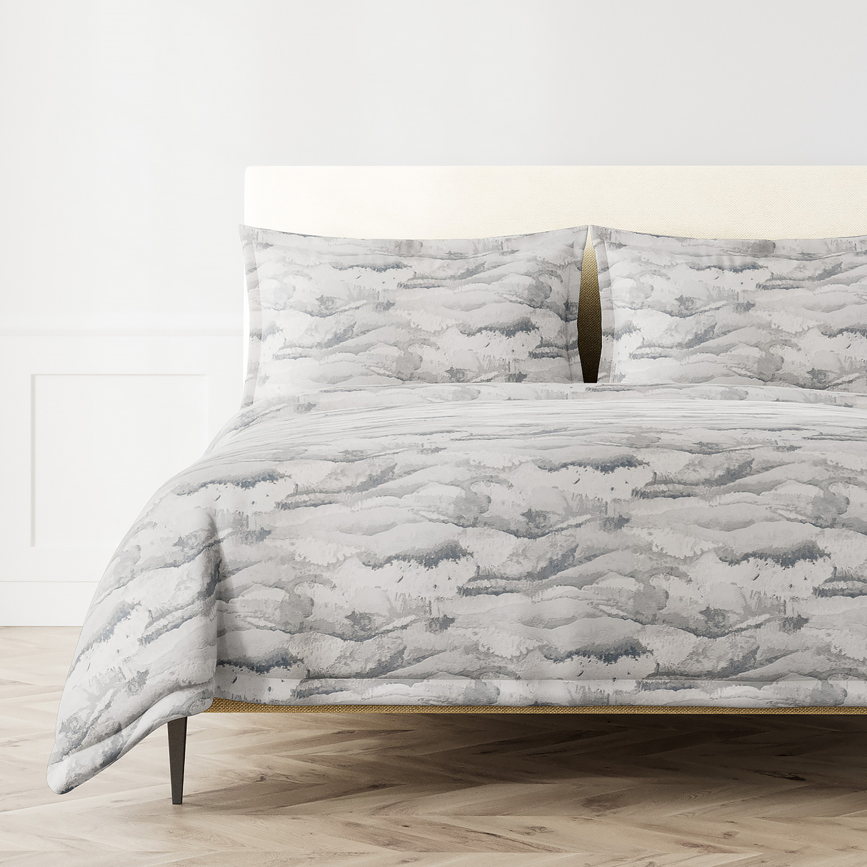 Ann Gish Grey King Tempest Duvet Set