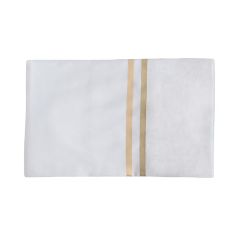 Ann Gish Taupe/Metal Standard Doppio Pillowcases