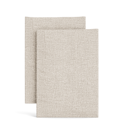 Ann Gish Natural King Linen Pillowcases