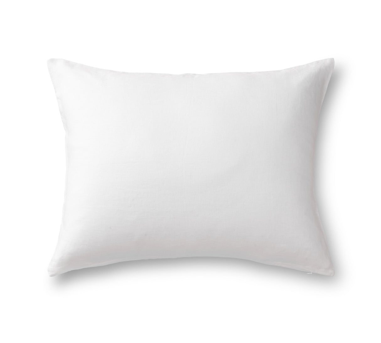 Ann Gish White King Linen Pillowcases