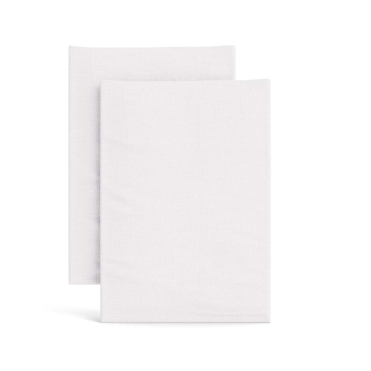Ann Gish White Standard Linen Pillowcases