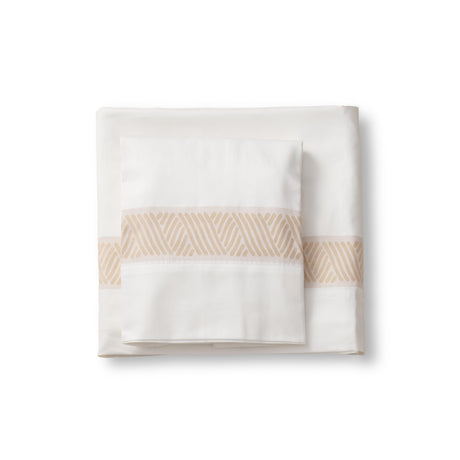 Ann Gish Bone/Sand Queen Anatolia Sheet Set