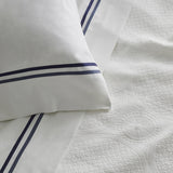 Ann Gish Blue/Indigo King Doppio Sheet Set