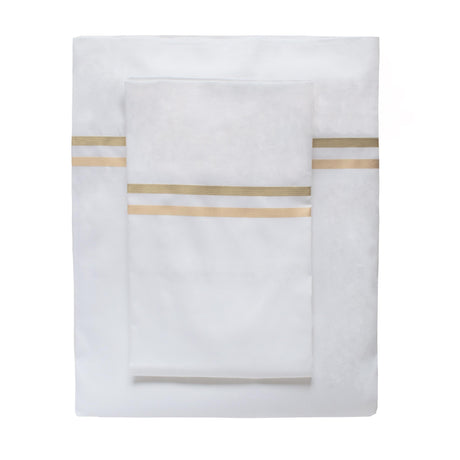 Ann Gish Taupe/Metal King Doppio Sheet Set