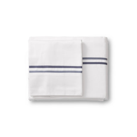 Ann Gish Blue/Indigo Queen Doppio Sheet Set