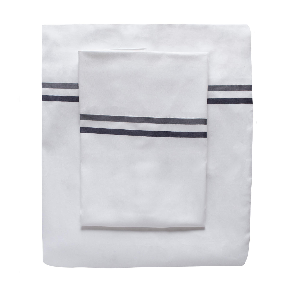 Ann Gish Blue/Indigo Queen Doppio Sheet Set