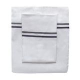Ann Gish Blue/Indigo Queen Doppio Sheet Set