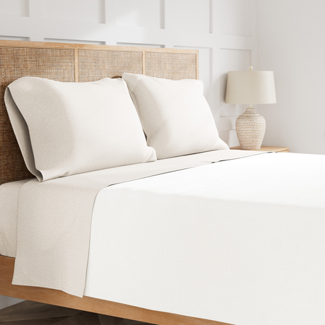 Ann Gish Natural King Linen Sheet Set