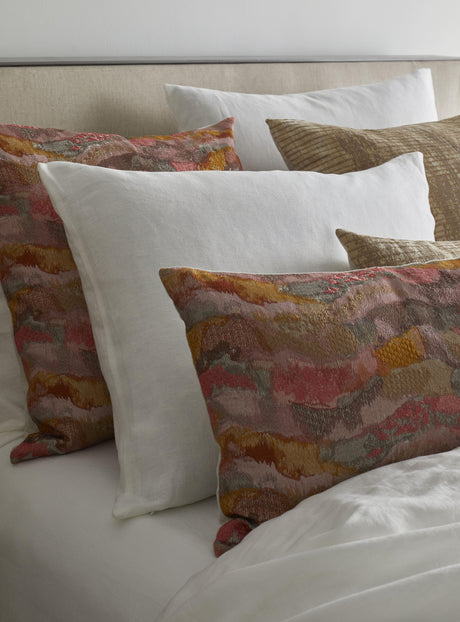 Ann Gish White King Linen Sheet Set