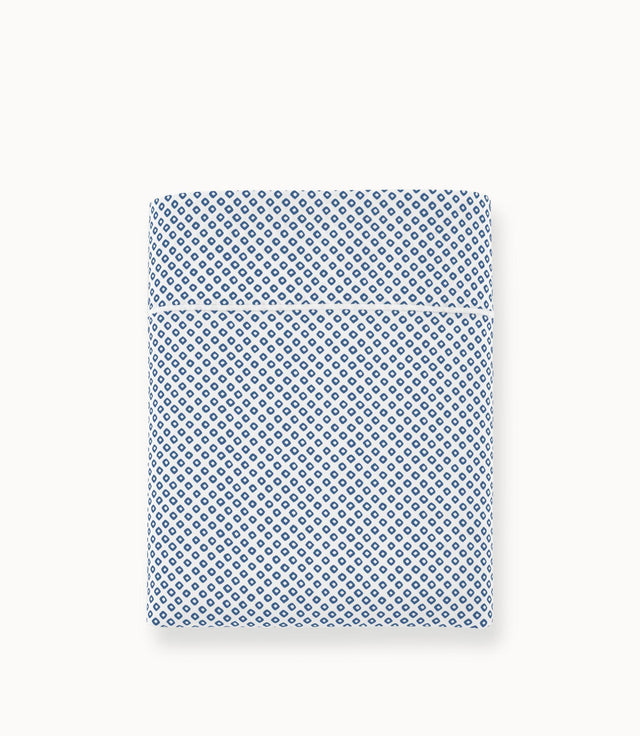 Peacock Alley EMMA 96x115 QUEEN FLAT BLUE
