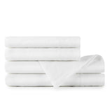 Peacock Alley EUROPEAN WASHED LINEN QN SHEET SET WHT