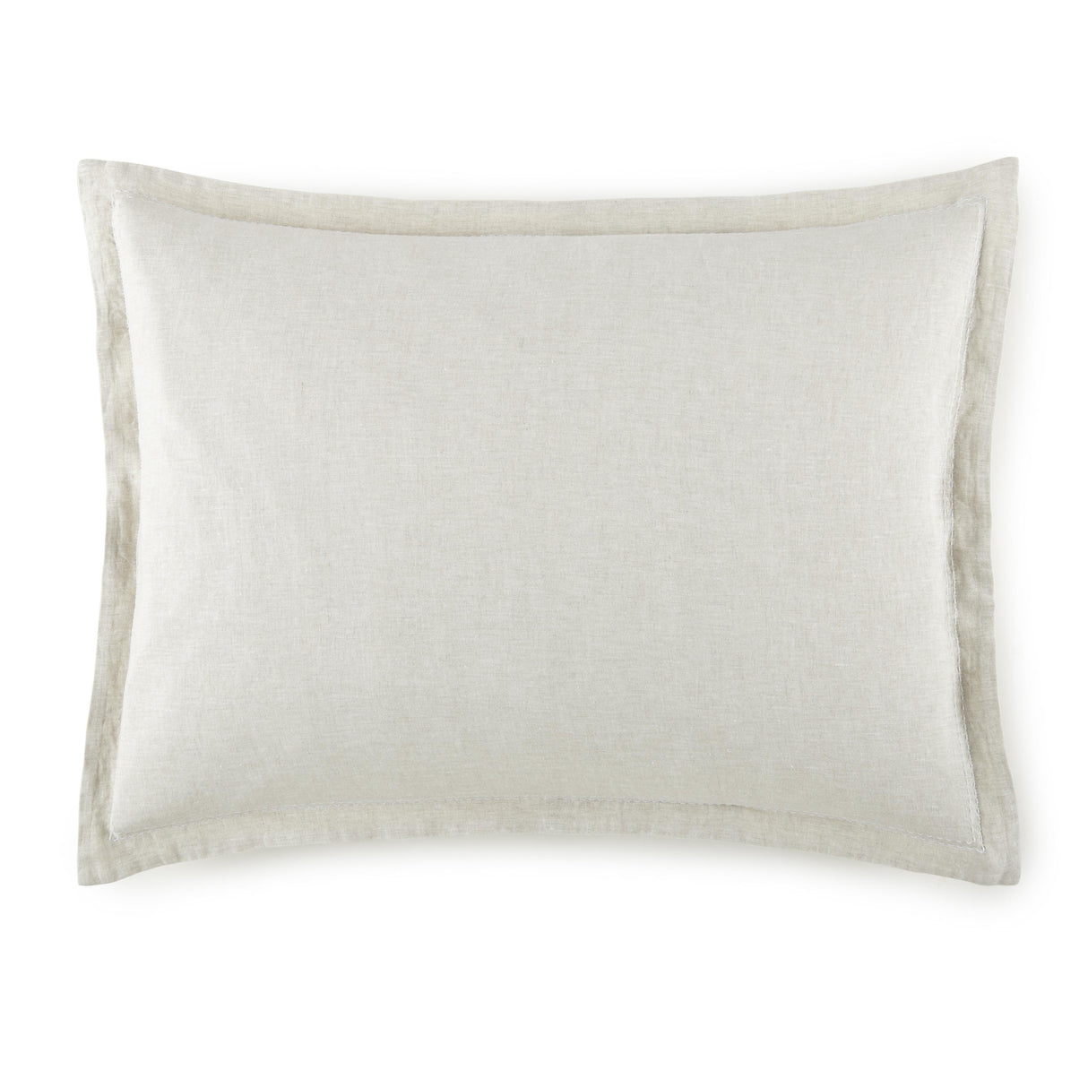 Peacock Alley EUROPEAN WASHED LINEN 20x36 KING SHAM NAT