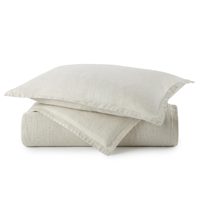 Peacock Alley EUROPEAN WASHED LINEN 105x90 KG DUVET NAT