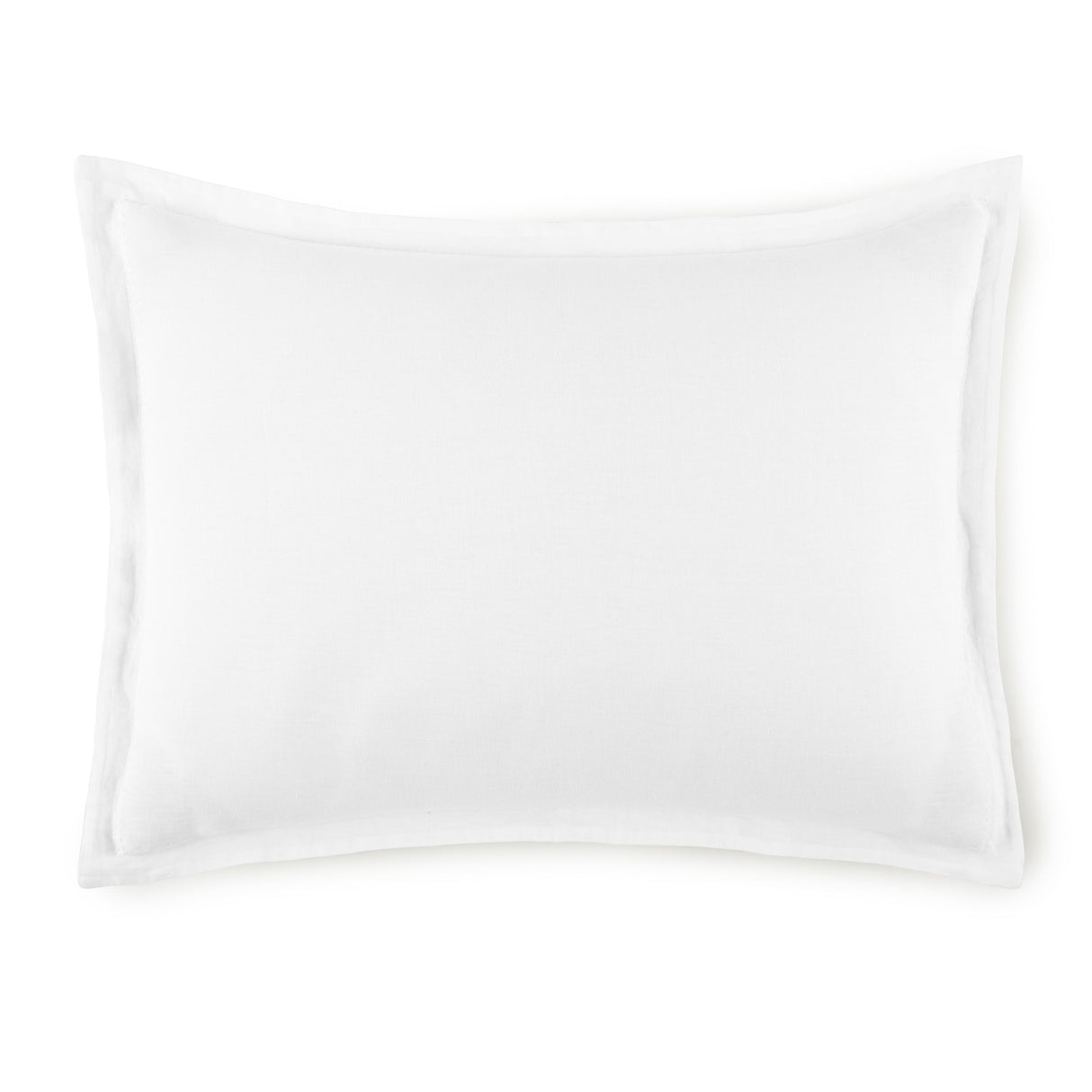 Peacock Alley EUROPEAN WASHED LINEN 20x26 STND SHAM WHT