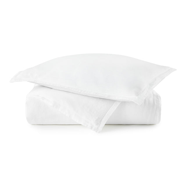 Peacock Alley EUROPEAN WASHED LINEN 105x90 KG DUVET WHT
