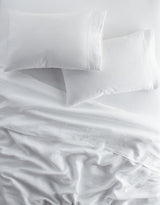 Peacock Alley EUROPEAN WASHED LINEN 105x90 KG DUVET WHT
