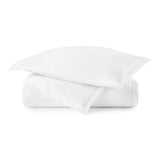 Peacock Alley EUROPEAN WASHED LINEN 90x90 QN DUVET WHT