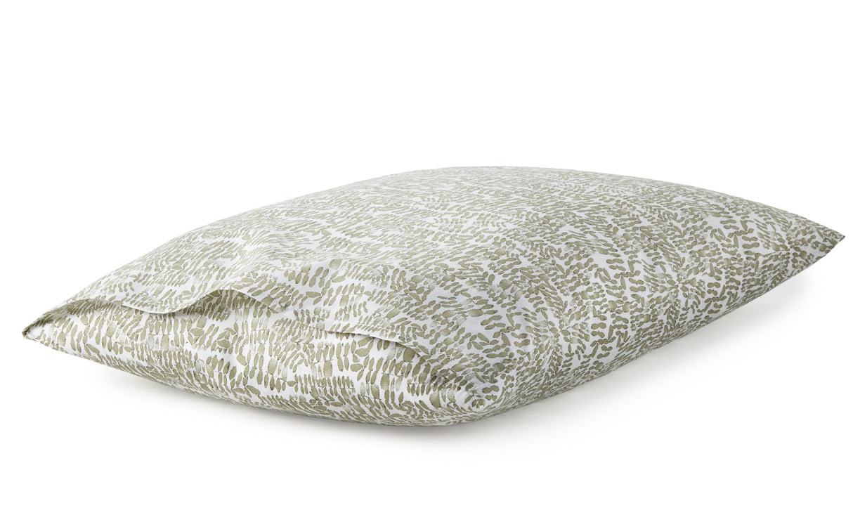 Peacock Alley FERN 20x36 KING SLEEPING SHAMS OLIVE