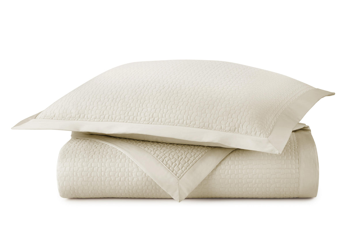 Peacock Alley HAMILTON 96x98 QUEEN COVERLET LINEN