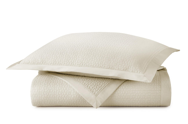 Peacock Alley HAMILTON 96x98 QUEEN COVERLET LINEN