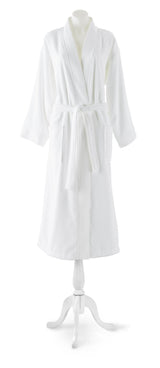 Peacock Alley JUBILEE SMALL-MEDIUM BATH ROBE WHITE