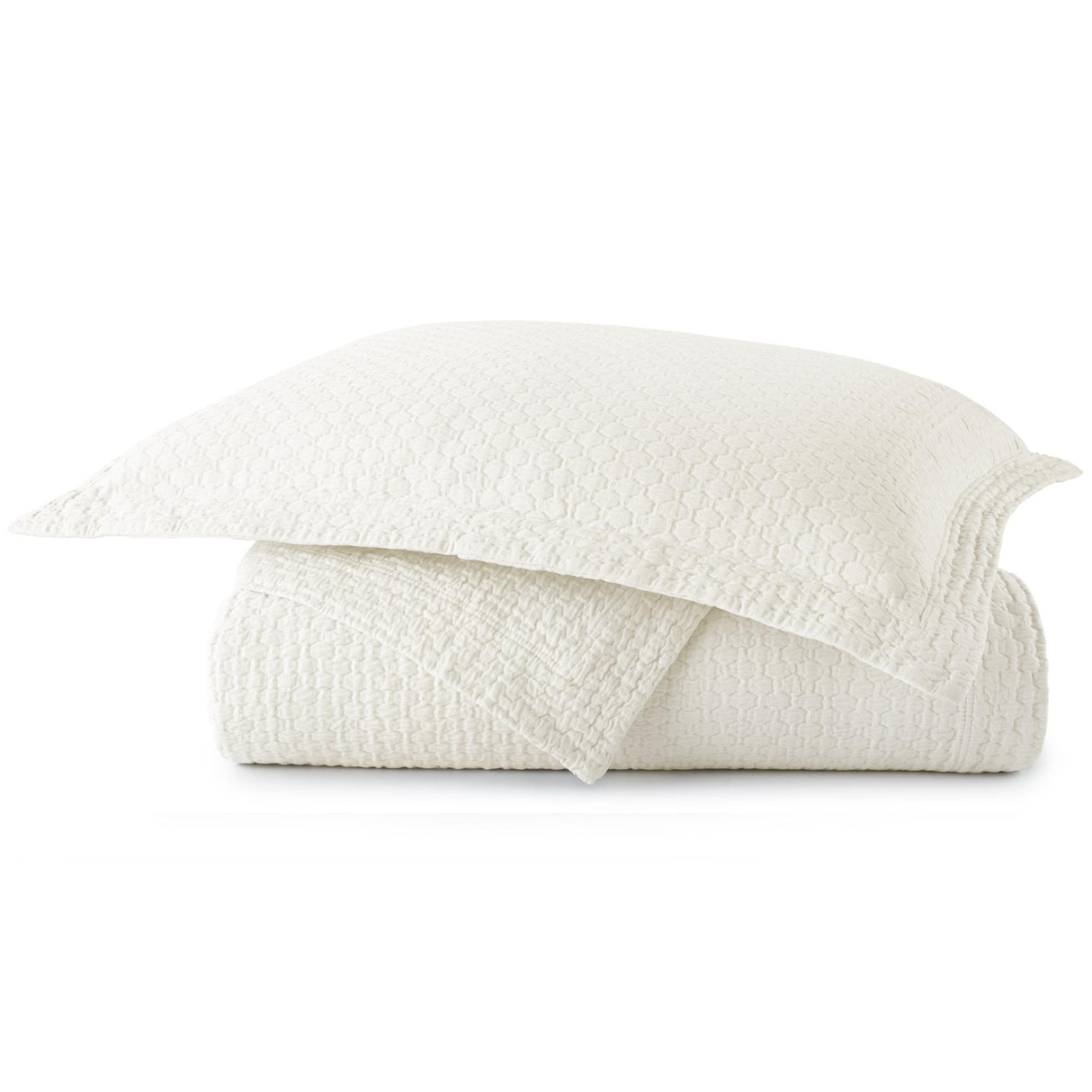 Peacock Alley JULIET 96x98 QUEEN COVERLET PEARL