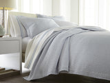 Peacock Alley JULIET 72x92 TWIN COVERLET BARELY BLUE