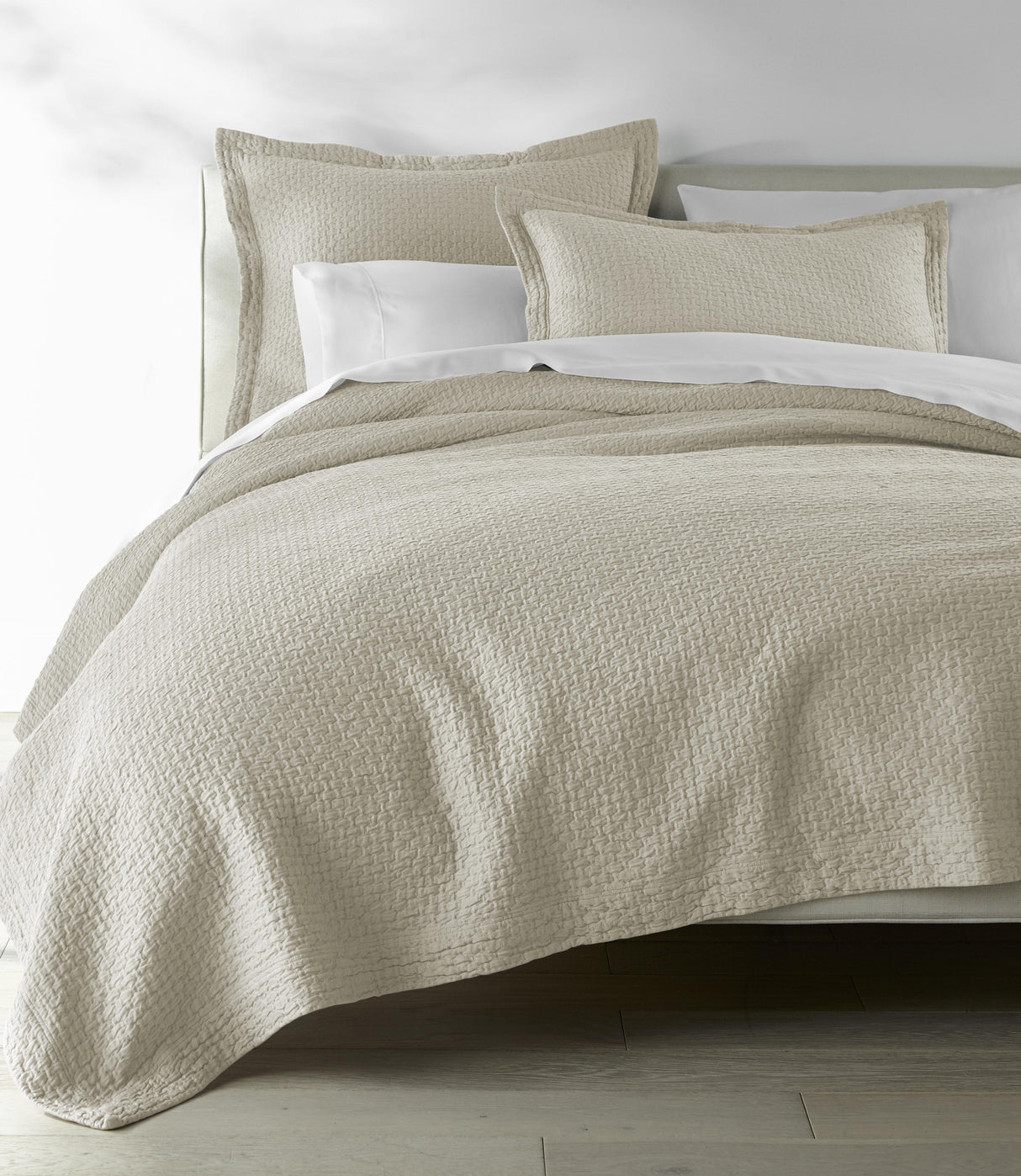 Peacock Alley JULIET 72x92 TWIN COVERLET LINEN