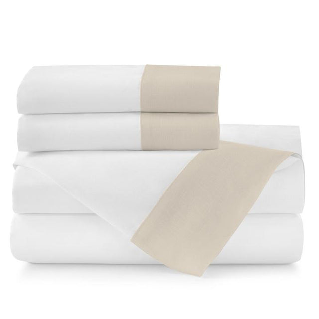 Peacock Alley MANDALAY CUFF QUEEN SET LINEN
